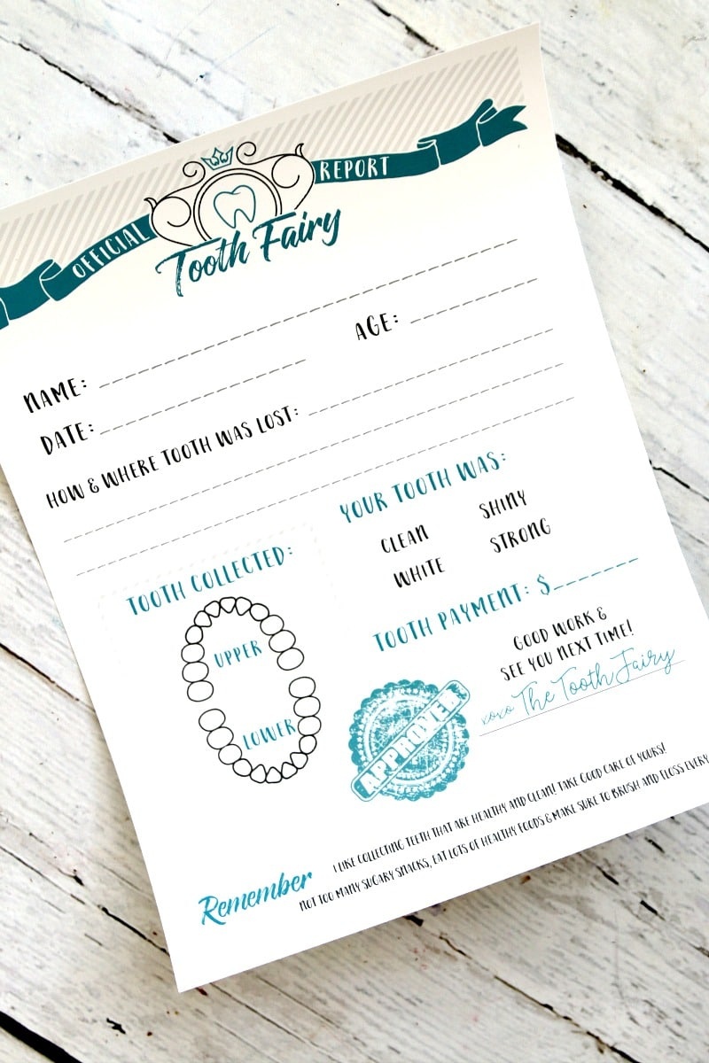 Tooth Fairy Free Printable Certificate - Tooth Fairy Stationery Free Printable