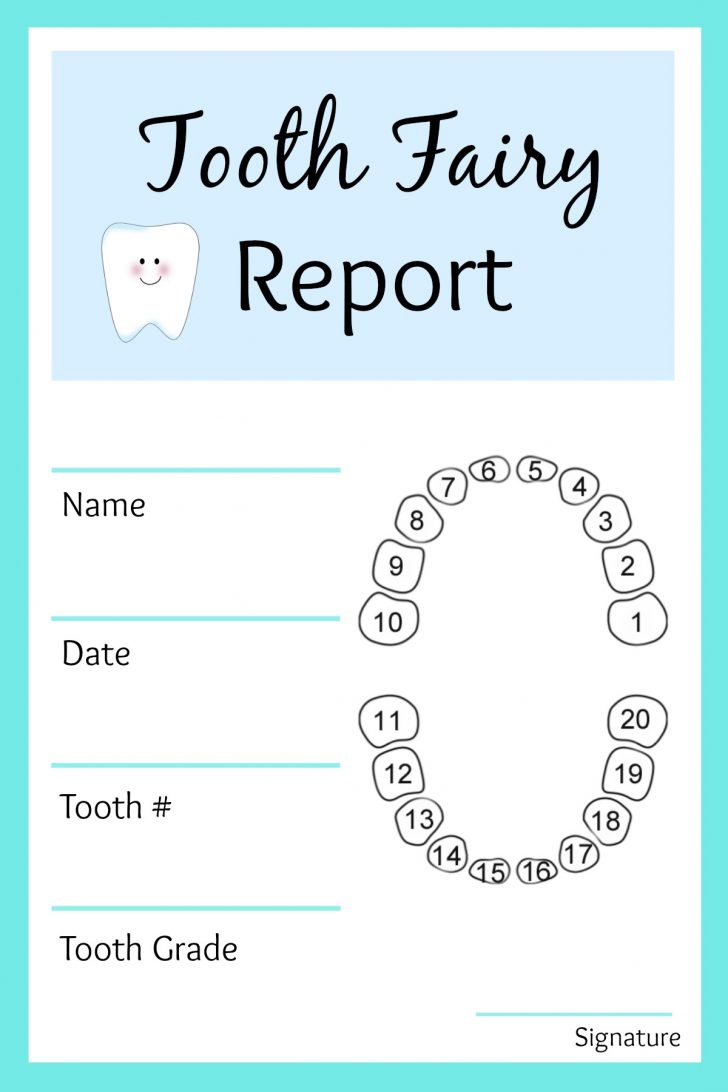 Tooth Fairy Stationery Free Printable