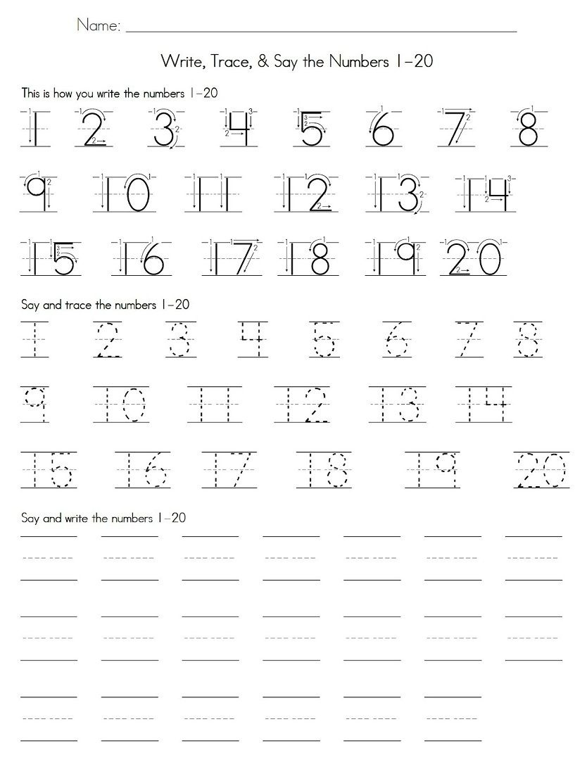 Free Printable Tracing Numbers 1 50 Free Printable A To Z