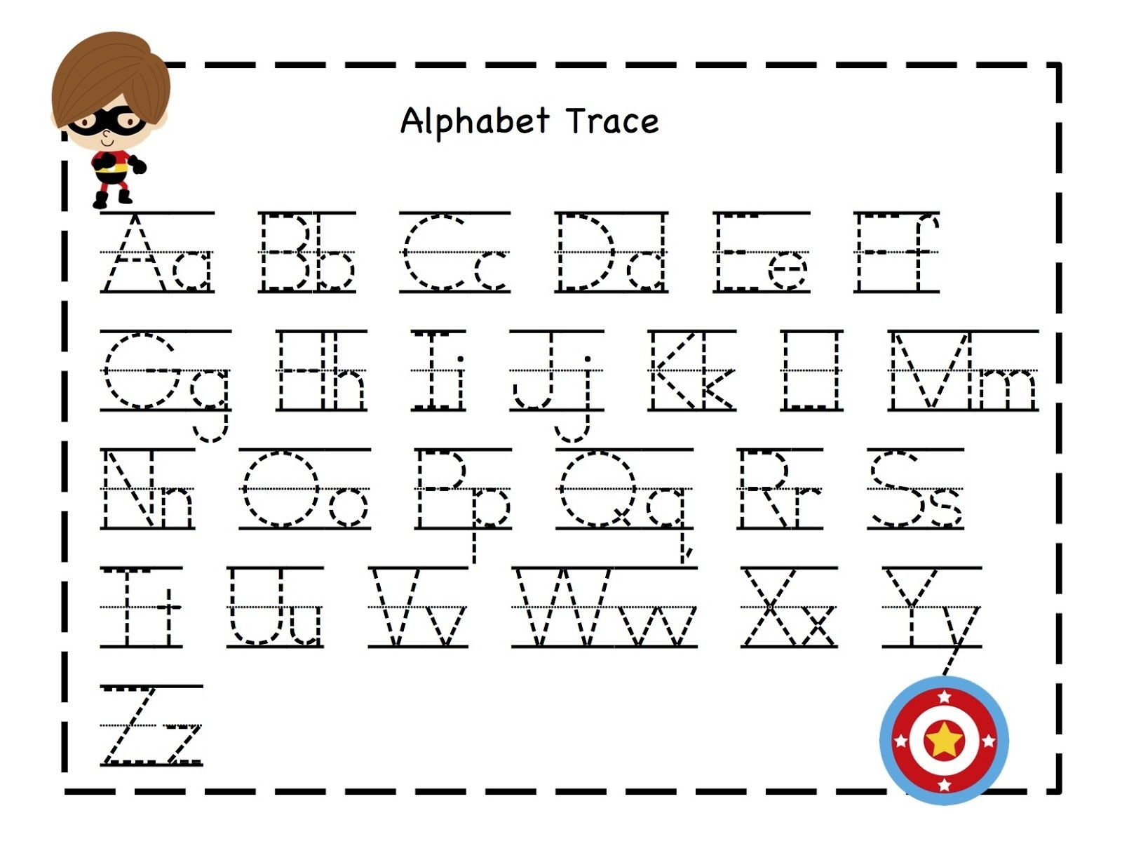 Tracing Alphabet Abc | Kiddo Shelter | T1 | Alphabet Tracing, Abc - Free Printable Tracing Alphabet Worksheets