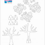Tree 3D Pop Up Card/ Kirigami Pattern 1 | Kirigami Art | Pop Up Card   Free Printable Kirigami Pop Up Card Patterns