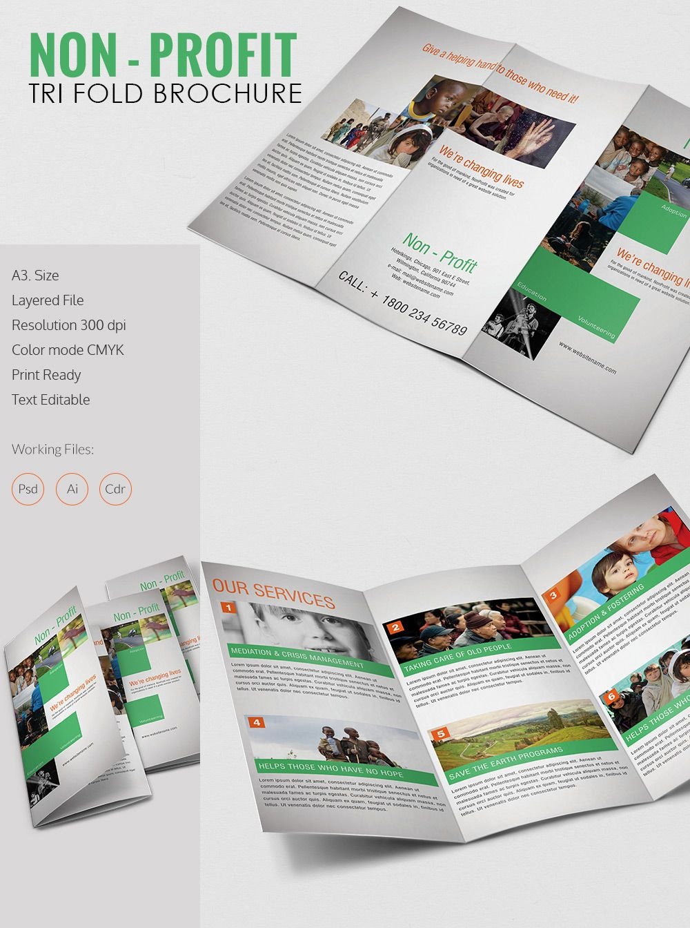 Tri Fold Brochure Template - 43+ Free Word, Pdf, Psd, Eps, Indesign - Free Printable Brochure Maker Download