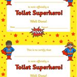 Twinkl Resources >> Toilet Superhero Certificate >> Thousands Of   Free Printable Superhero Certificates