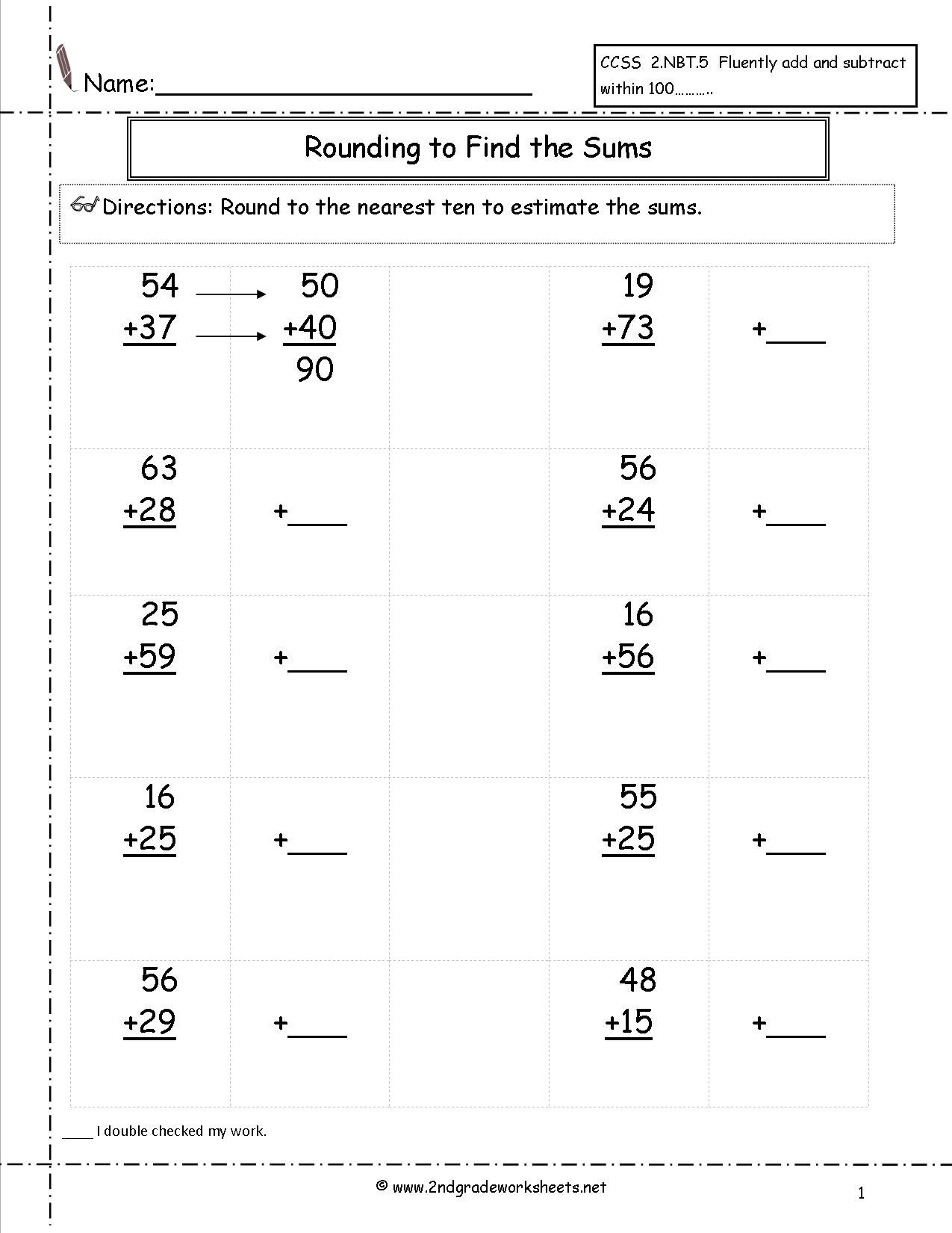 Free Printable Two Digit Addition Worksheets Free Printable A To Z
