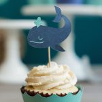Under The Sea Cupcake Toppers And Garland   Lia Griffith   Free Printable Whale Cupcake Toppers