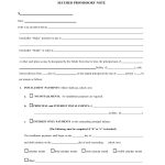 Unforgettable Blank Promissory Note Template Ideas Printable Form   Free Promissory Note Printable Form