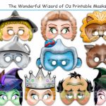 Unique Wizard Of Oz Printable Maskselements Oz Party | Etsy   Free Printable Wizard Of Oz Masks