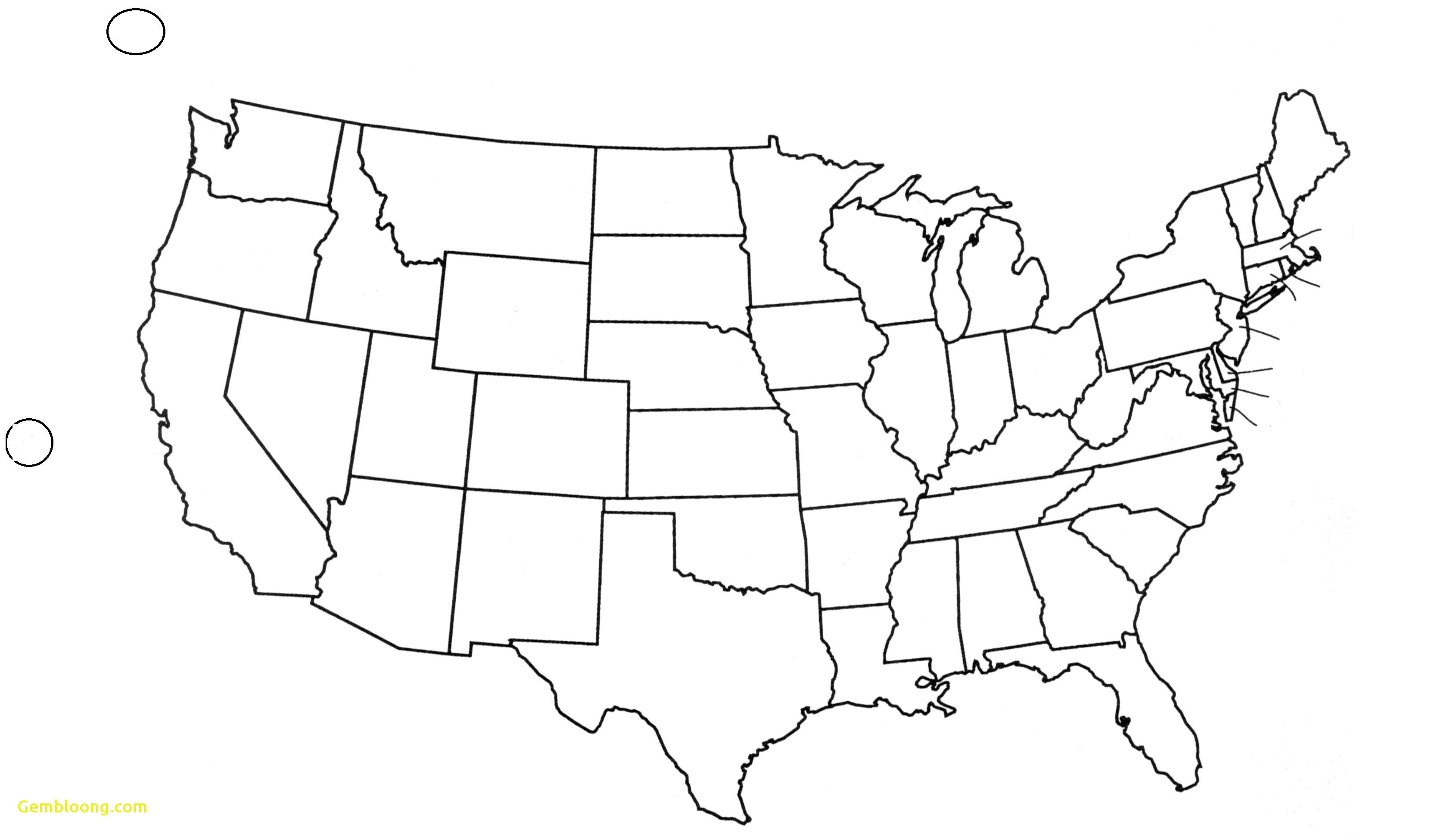 United States Map Blank Outline Fresh Free Printable Us With Cities - Free Printable Map Of The United States