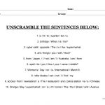 Unscramble The Sentences Worksheet   Free Esl Printable Worksheets   Free Printable Scrambled Sentences Worksheets