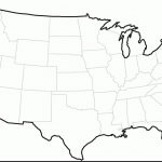 Us Map With States Outlines Unique Blank Map Southern United States   Free Printable Outline Map Of United States