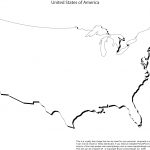 Us State Outlines, No Text, Blank Maps, Royalty Free • Clip Art   Free Printable Outline Map Of United States