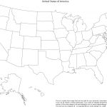 Us State Outlines, No Text, Blank Maps, Royalty Free • Clip Art   Free Printable Outline Map Of United States