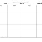Use This Blank 8 Part Lesson Plan Template Every Time That You Need   Free Printable Blank Lesson Plan Pages