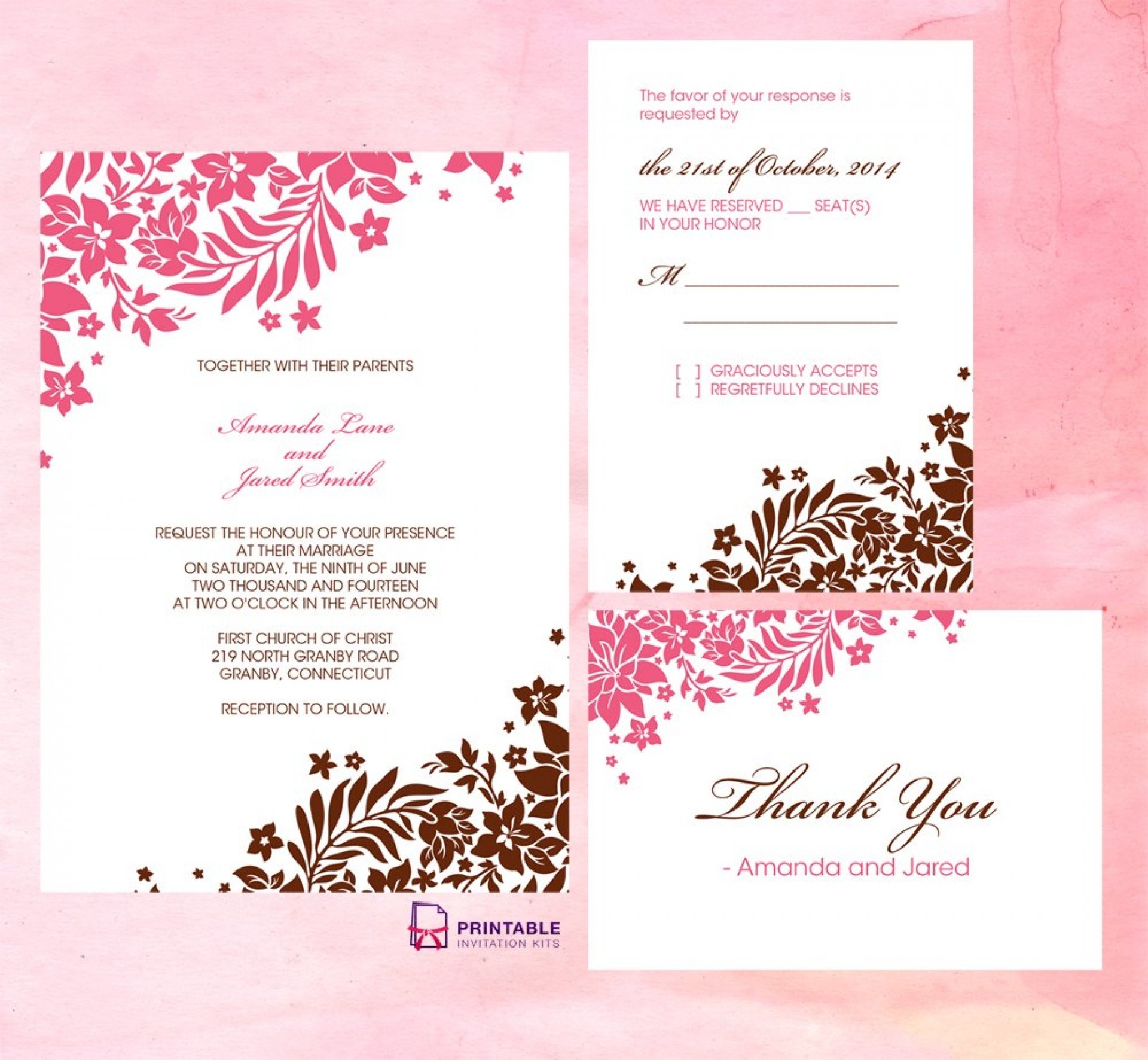 Wedding Invitation Templates Free Download Remarkable Free - Wedding Invitation Cards Printable Free