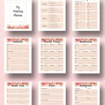 Wedding Planner Printable, Wedding Planner Book Printable, Planning   Free Printable Wedding Binder Templates