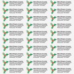 Why Is Everyone Talking About | Label Maker Ideas Information   Free Printable Christmas Return Address Label Template