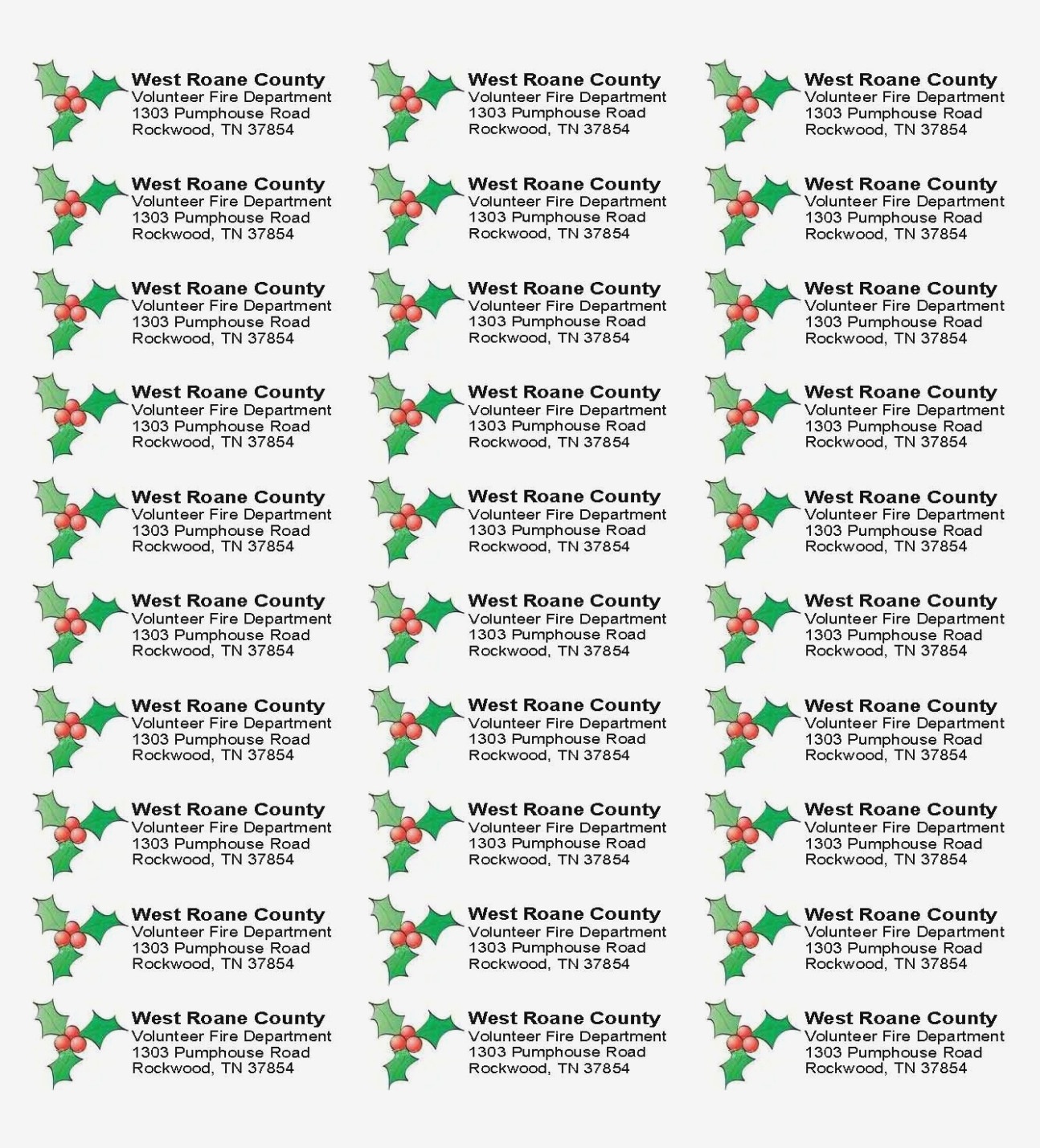 1 789 Address Label Templates Free Printable Christmas Return Address Label Template Free