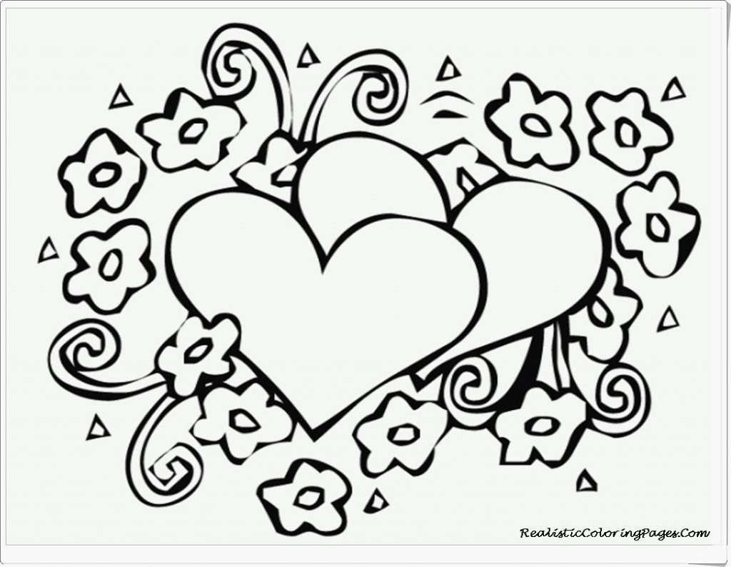 Winsome Free Printable Heart Coloring Pages Better For Kids - Free Printable Heart Coloring Pages