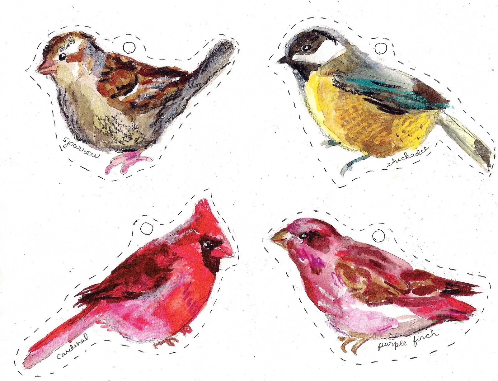 Winter Birds Free Printables - Making It Lovely - Free Printable Images Of Birds