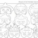 Wizard Of Oz Printable Coloring Masks,holidaypartystar On Zibbet   Free Printable Wizard Of Oz Masks