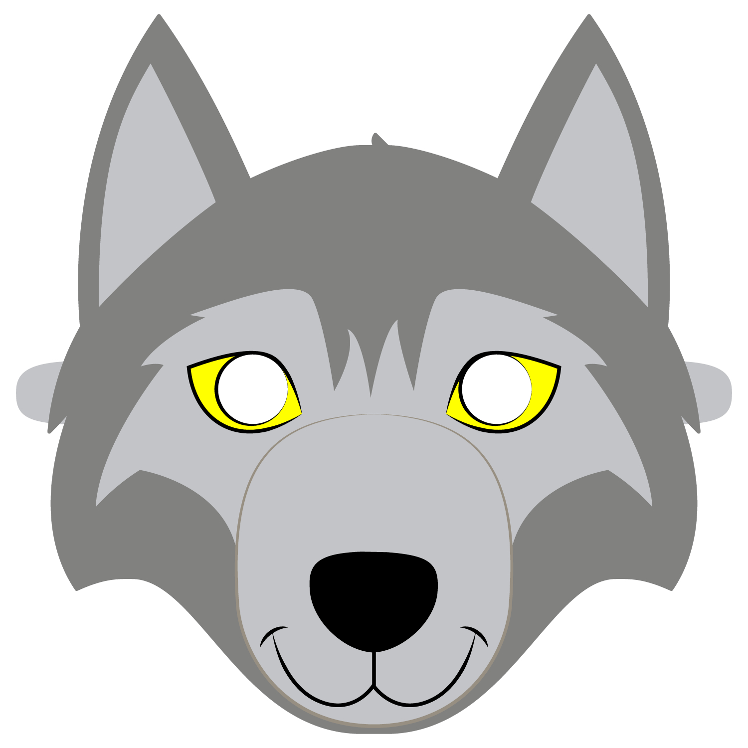 Free Printable Wolf Mask Free Printable A To Z