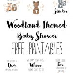 Woodland Themed Baby Shower   Free Printables | Parenting In 2019   Free Printable Book Themed Baby Shower Invitations