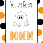 You've Been Booed   Cute Free Printable Tags & Halloween Gift Ideas   You Ve Been Booed Free Printable