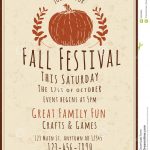 003 Fall Festival Flyers Templates Flyer Template Simple Retro Hand   Free Printable Fall Flyer Templates