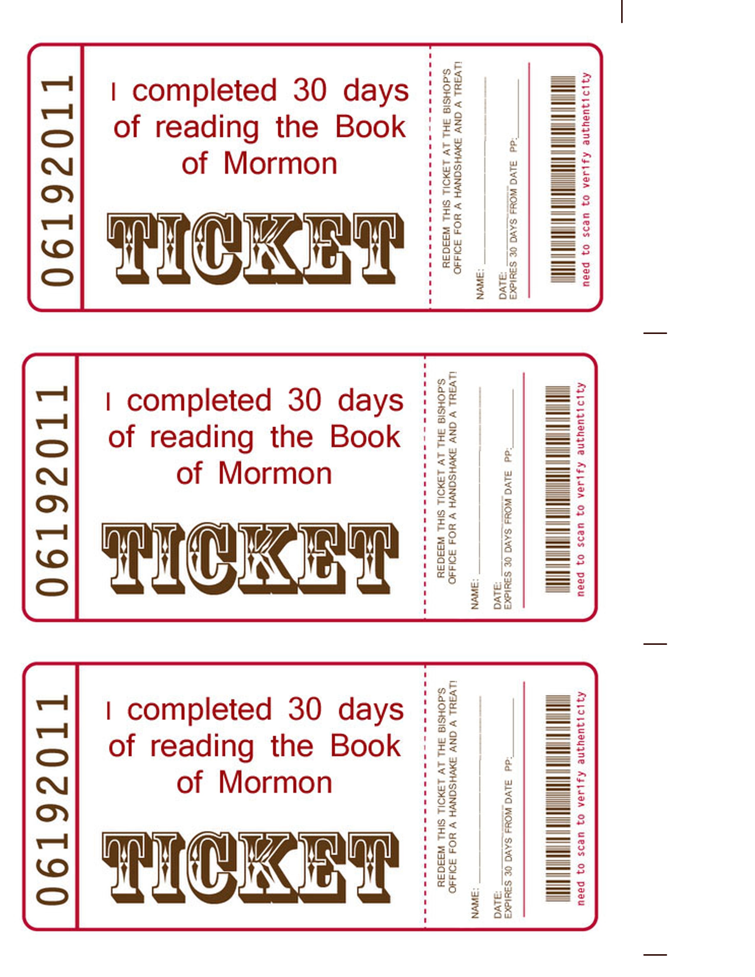 004 Print Tickets Free Template Ideas Brilliant Of Printable Ticket