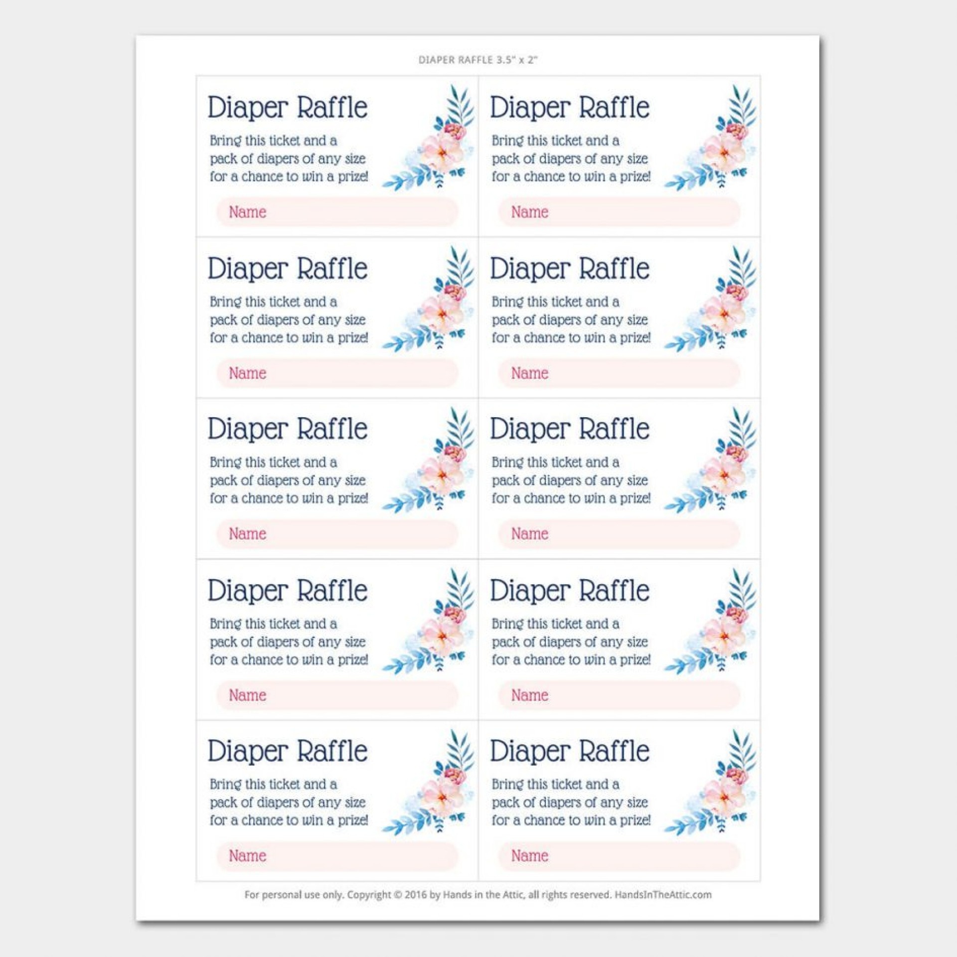 009 Diaper Raffle Tickets Template Ideas Rare Free Owl Ticket - Free Printable Diaper Raffle Tickets Elephant