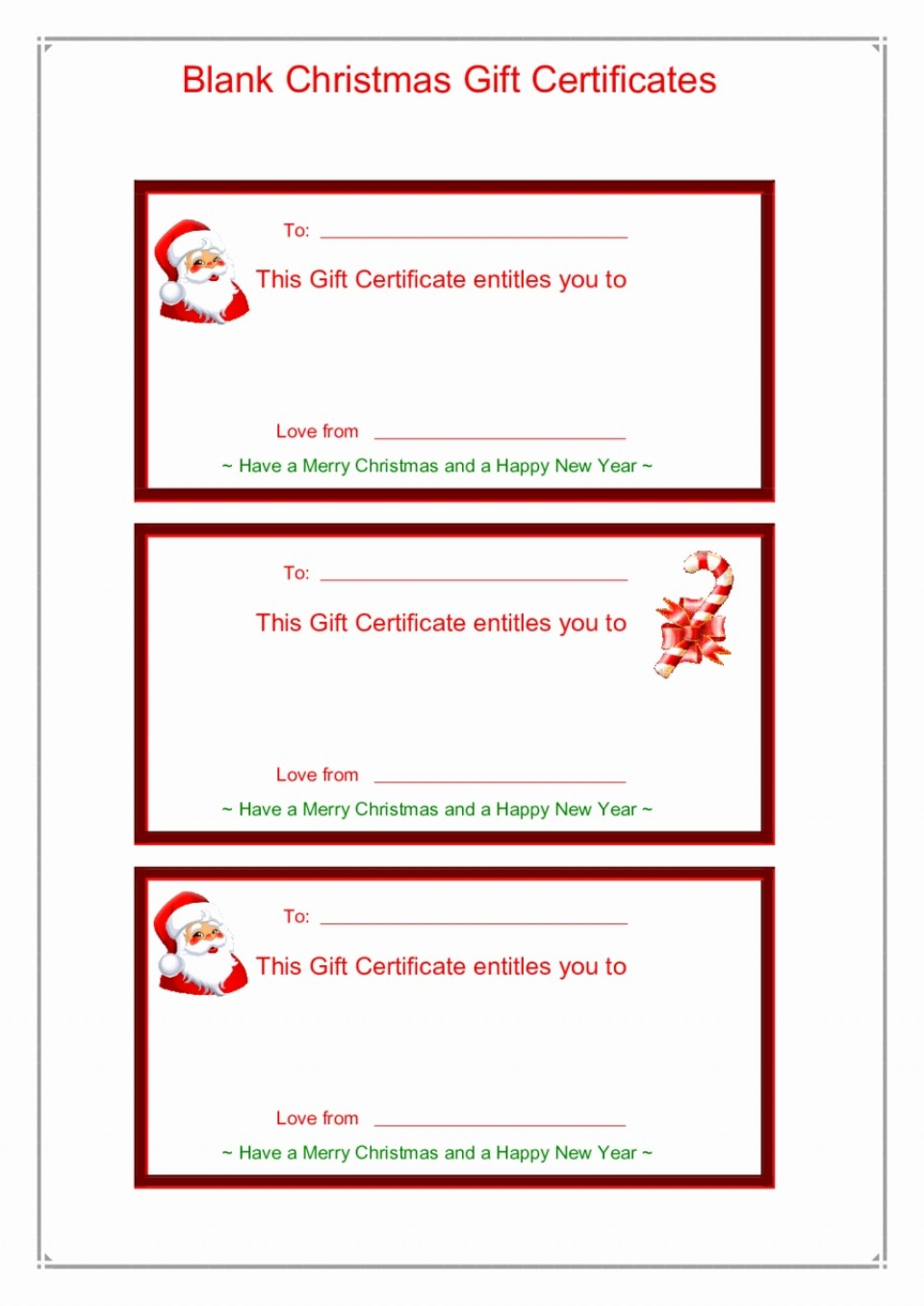 009 Printable Gift Certificatess Free Pics 948X1227 Certificate - Free Printable Christmas Gift Voucher Templates