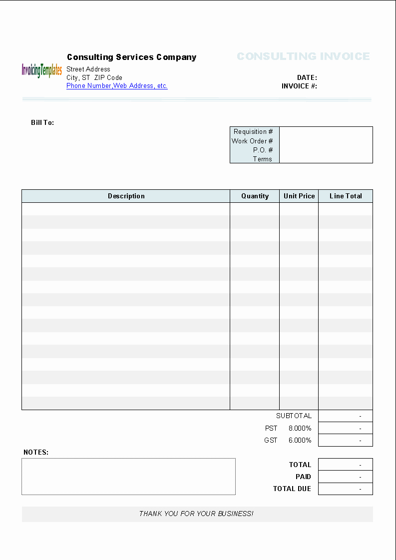 how to make an invoice template in word