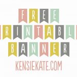 012 Free Printable Banner Template Welcome Home Of Freebie Friday   Free Printable Welcome Banner Template