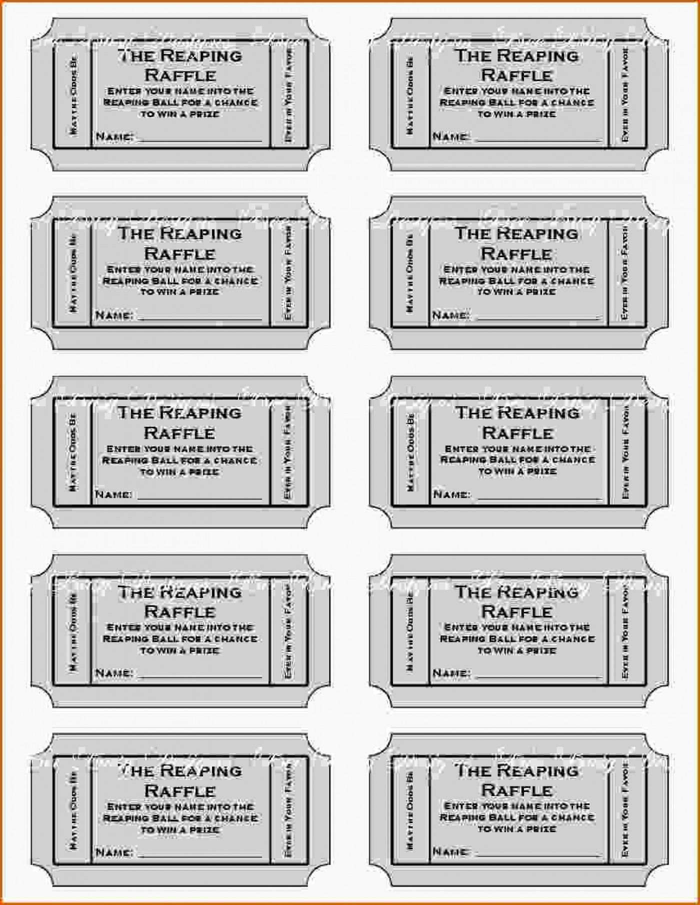 012 Free Printable Tickets Template Ideas Amazing Airline Ticket For - Free Printable Raffle Tickets With Stubs