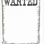 013 Template Ideas Wanted Poster Microsoft Word Free Printable   Wanted Poster Printable Free