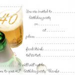 014 Free 40Th Birthdays Templates Template Ideas Printable Surprise   Free Printable Surprise 40Th Birthday Party Invitations