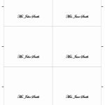024 Free Printable Place Cards Template Ideas Blank Card Elegant   Free Printable Place Card Templates Christmas