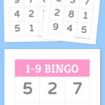 1 9 Bingo | Numbers | Bingo For Kids, Bingo, Free Printable Bingo Cards   Free Printable Bingo Cards With Numbers