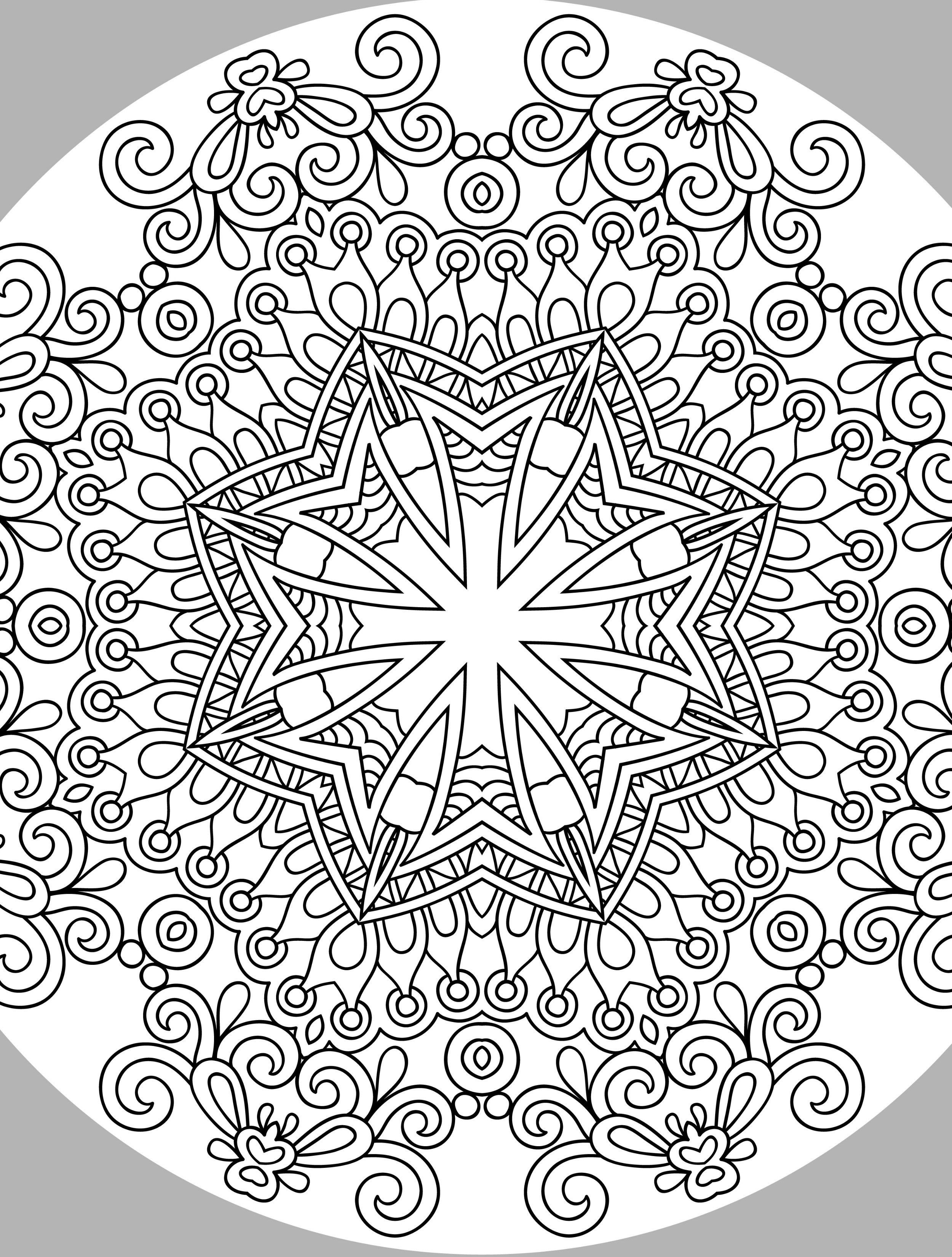10 Free Printable Holiday Adult Coloring Pages | Coloring | Adult - Free Printable Holiday Coloring Pages