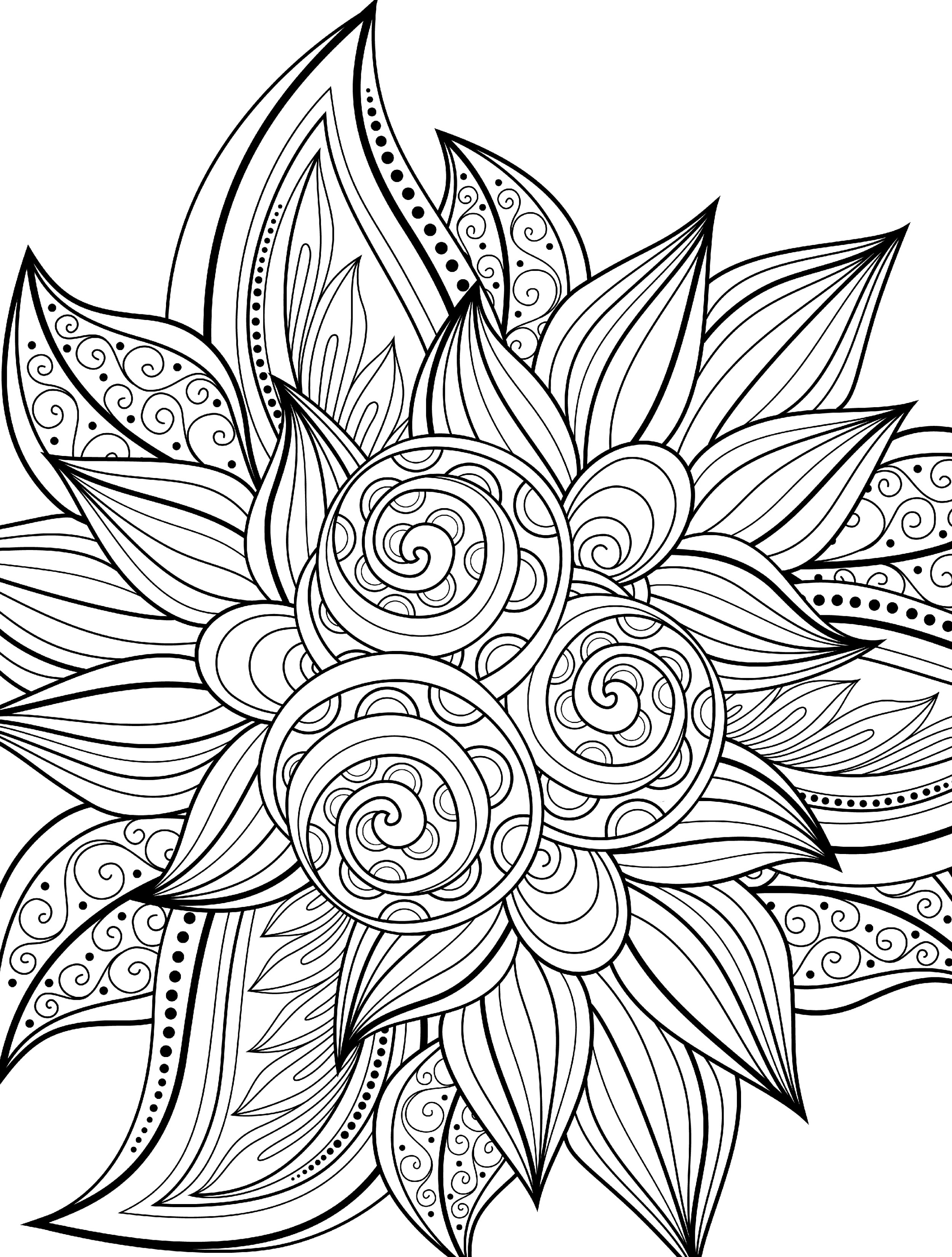 10 Free Printable Holiday Adult Coloring Pages - Www Free Printable Coloring Pages