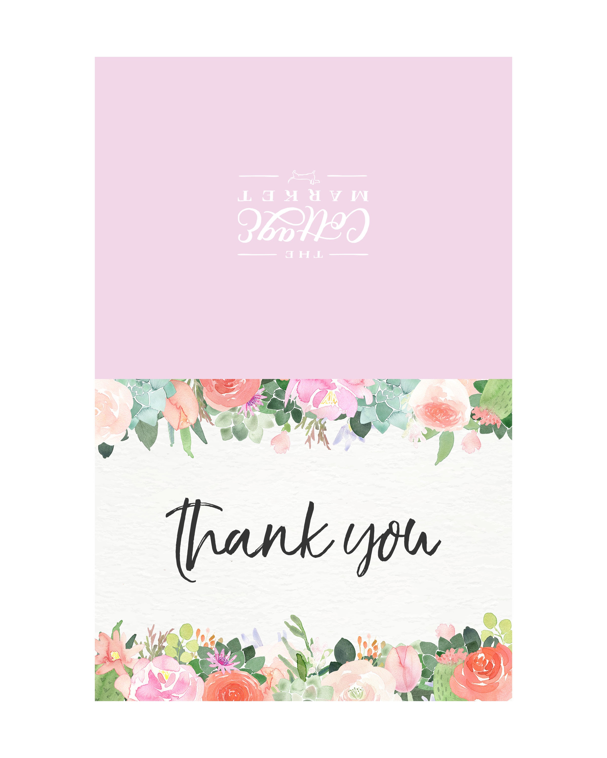 10 Free Printable Thank You Cards You Can&amp;#039;t Miss - The Cottage Market - Free Printable Thank You
