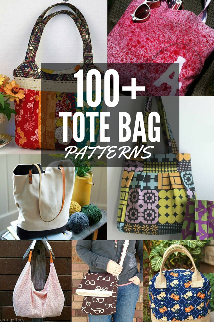 100+ Free Tote Bag Patterns | Round Up - The Sewing Loft - Handbag Patterns Free Printable