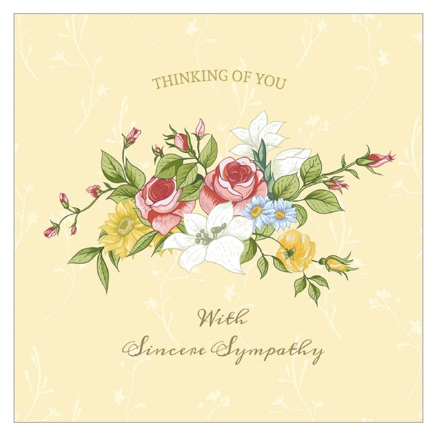 11 Free, Printable Condolence And Sympathy Cards - Thank You Sympathy Cards Free Printable