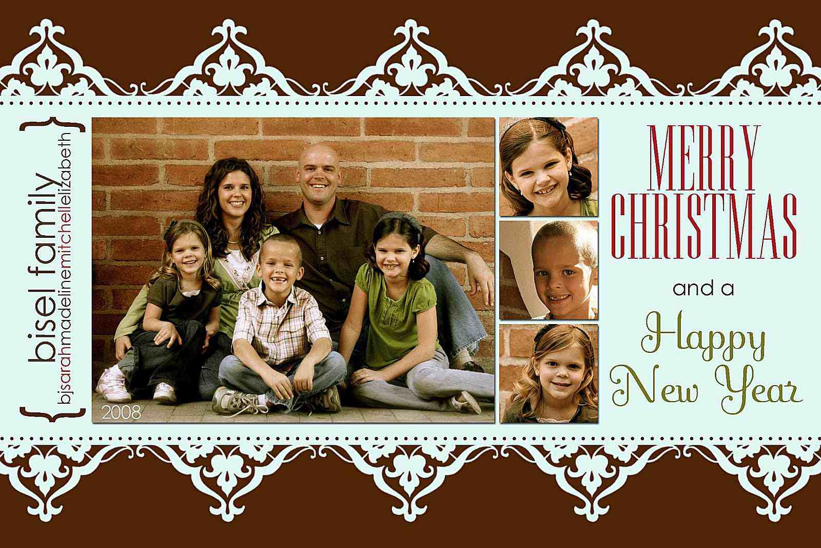 11 Free Templates For Christmas Photo Cards - Free Printable Christmas Cards With Photo Insert