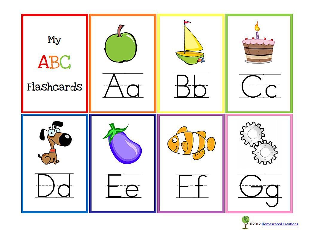 11 Sets Of Free, Printable Alphabet Flashcards - Free Printable Flashcards For Toddlers