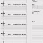 12+ Blank Workout Log Sheet Templates To Track Your Progress   Free Printable Workout Log Template