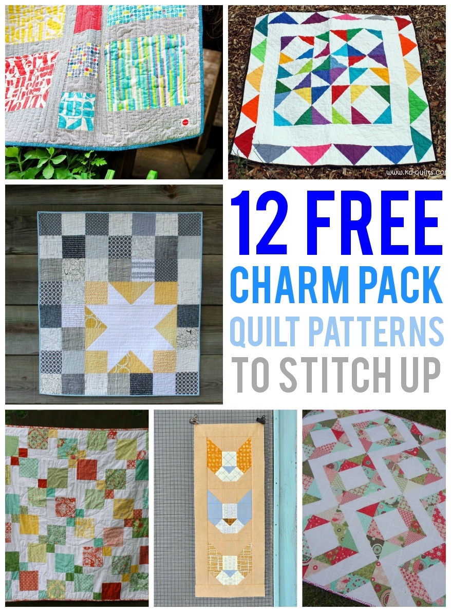 12 Free Charm Pack Quilt Patterns To Stitch Up - Quilt Patterns Free Printable