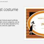 12 Free Halloween Themed Templates For Microsoft Word   Free Printable Halloween Award Certificates