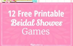 12 Free Printable Bridal Shower Games | Party Time | Free Bridal – Free Printable Bridal Shower Games