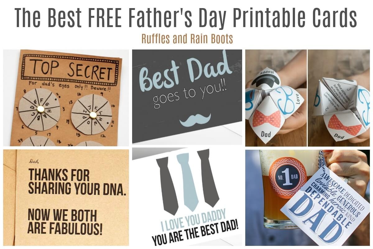 12 Free Printable Father&amp;#039;s Day Cards - Free Printable Fathers Day Cards For Preschoolers